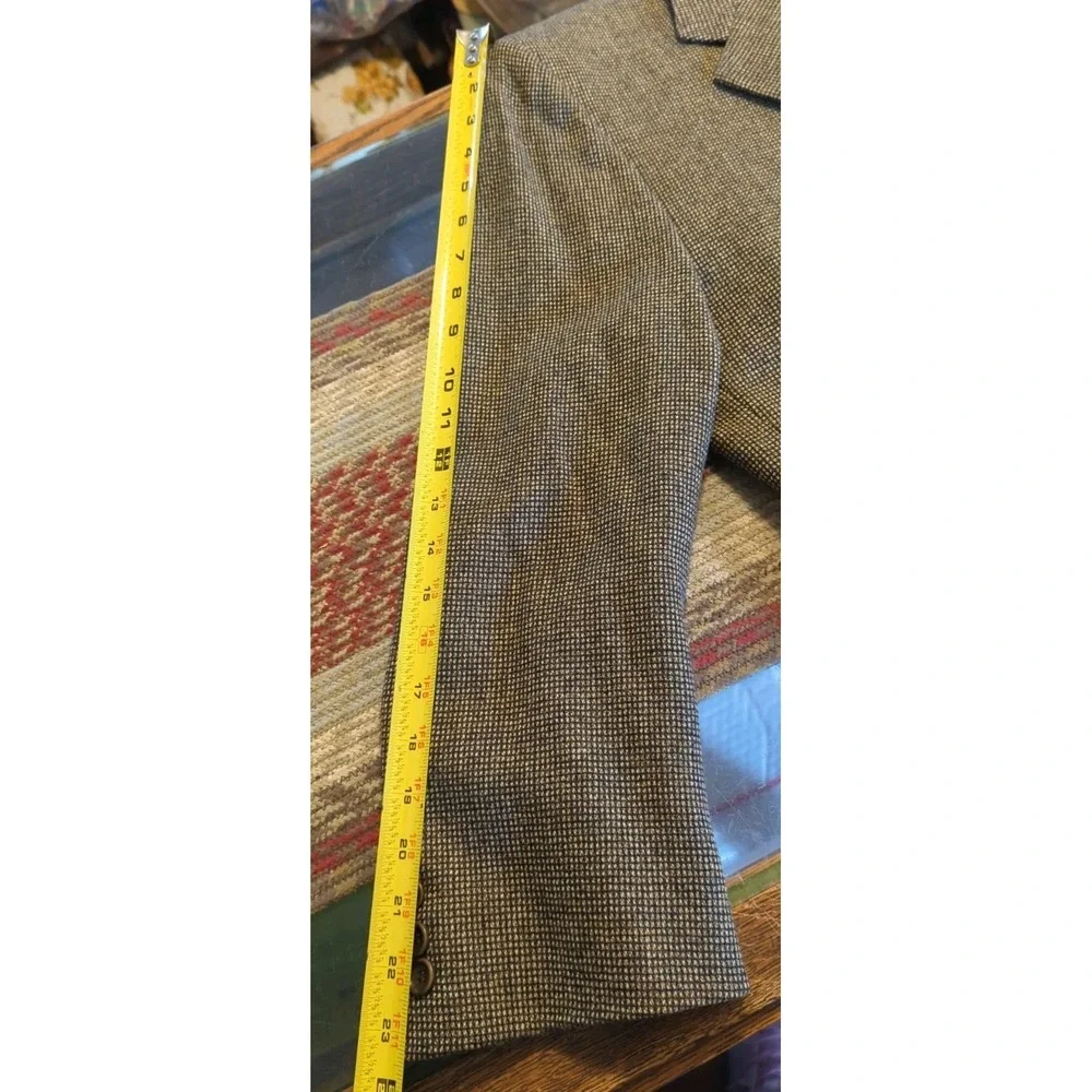 CANALI Proposta 100% Green PURE WOOL suit sport coat jacket blazer US 52R‎ Italy